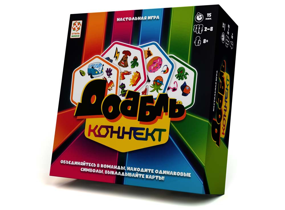 Доббль коннект. Настольная игра. Стиль Жизни