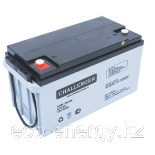 Challenger A12-65 12V 65ah стационарлық қорғасын қышқылы AGM батареясы