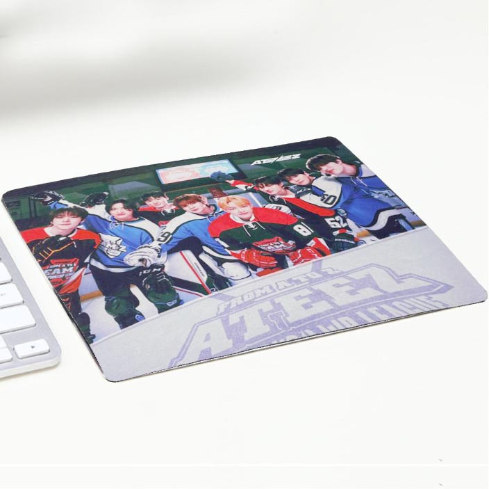 Коврик для мыши K-pop ATEEZ 30х25 см черный
