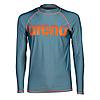 ФУТБОЛКА ДЛЯ ПЛАВАНИЯ МУЖСКАЯ ARENA Rash Vest L/S Graphic  stone grey-nespola, фото 4