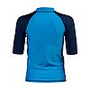 ARENA футболка для плавания RASH Vesr unisex turquoise navy 6-15 лет, фото 2