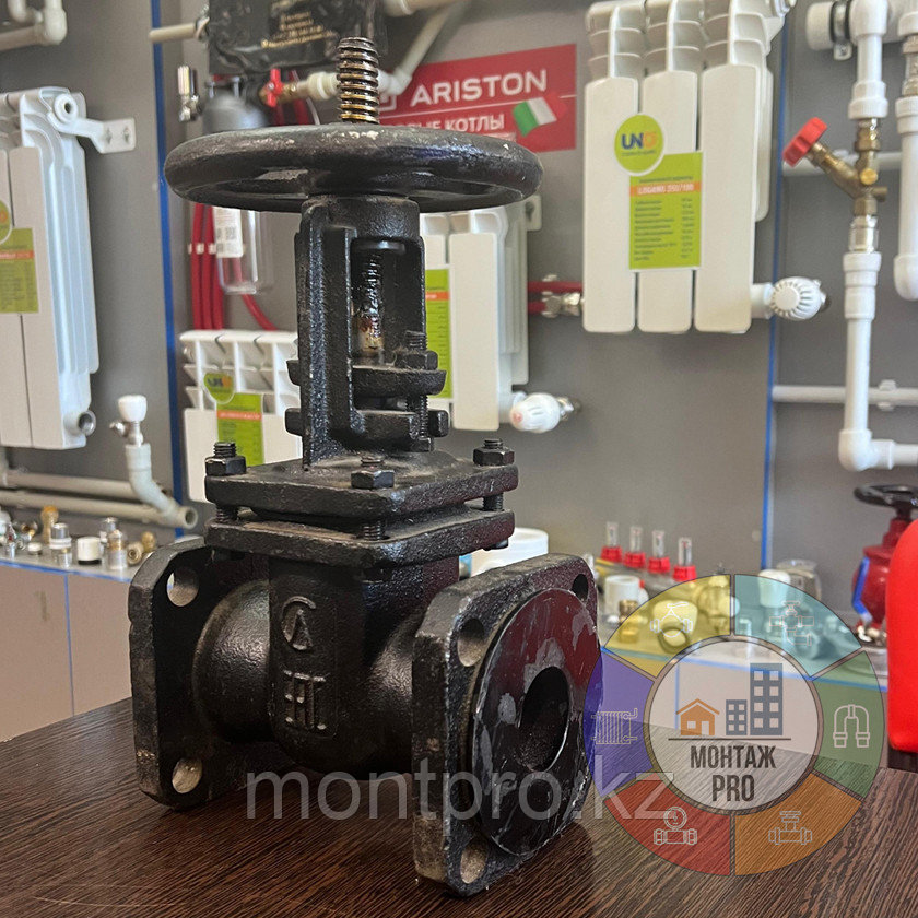Задвижка чугунная 30ч6бр 80 Ру 16 (Россия) купить в Алматы - montpro.kz
