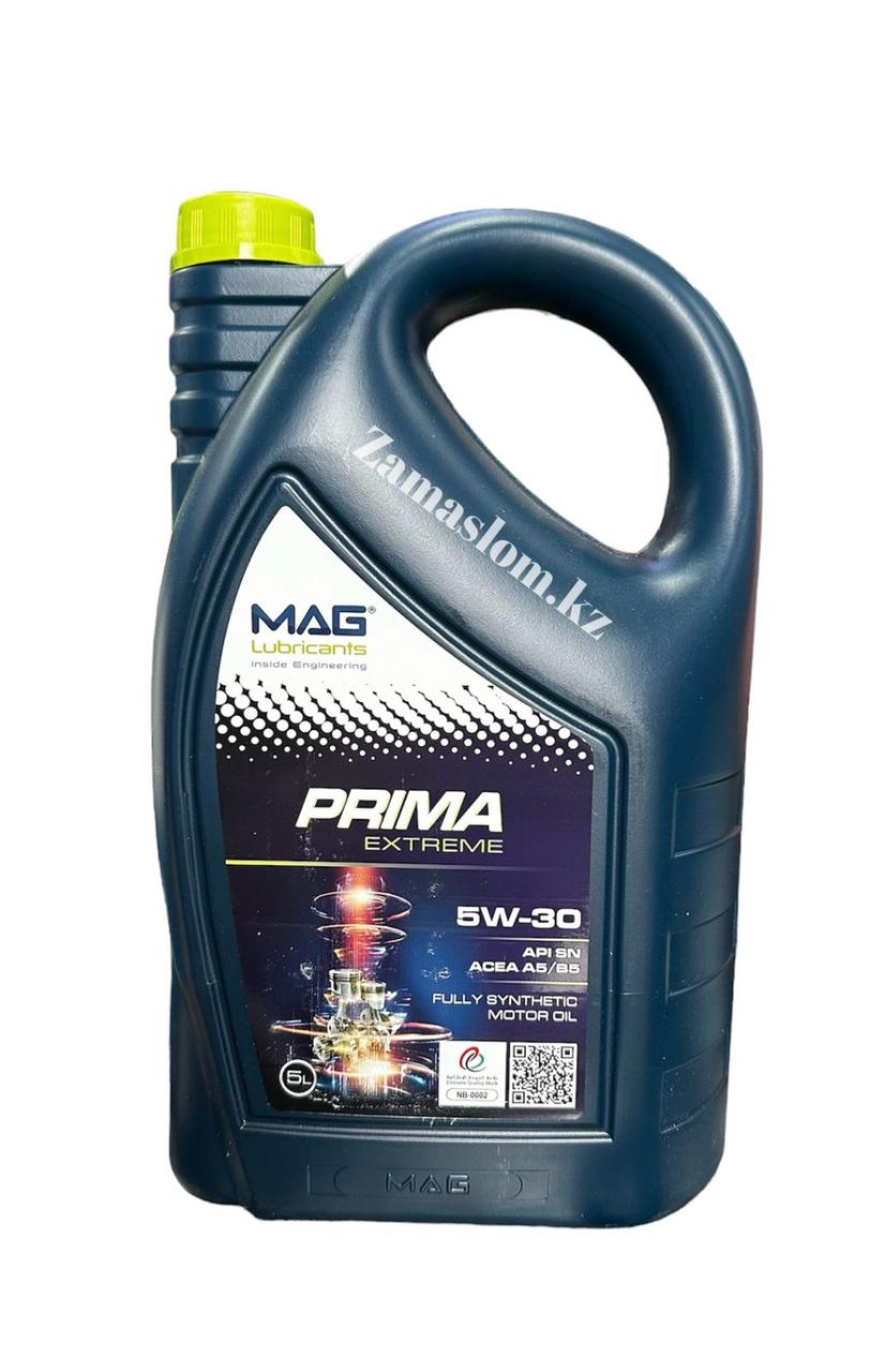 Моторное масло MAG PRIMA EXTREME SAE 5W30 API SN\CF ACEA A5\B5 5л, фото 1