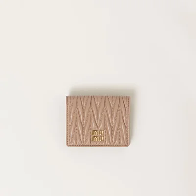 Маленький кошелек из натуральной кожи matelassé nappa