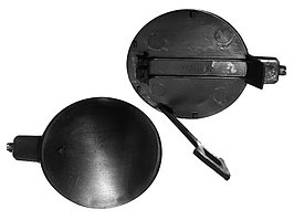 Заглушка под крюк в передний бампер на Hyundai Accent 2017-20 (SAT RUS)