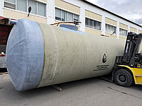 Резервуары, емкости для пожарной и питьевой воды и пищевых продуктов, объёмом от 5 до 200 м3, стеклопластик