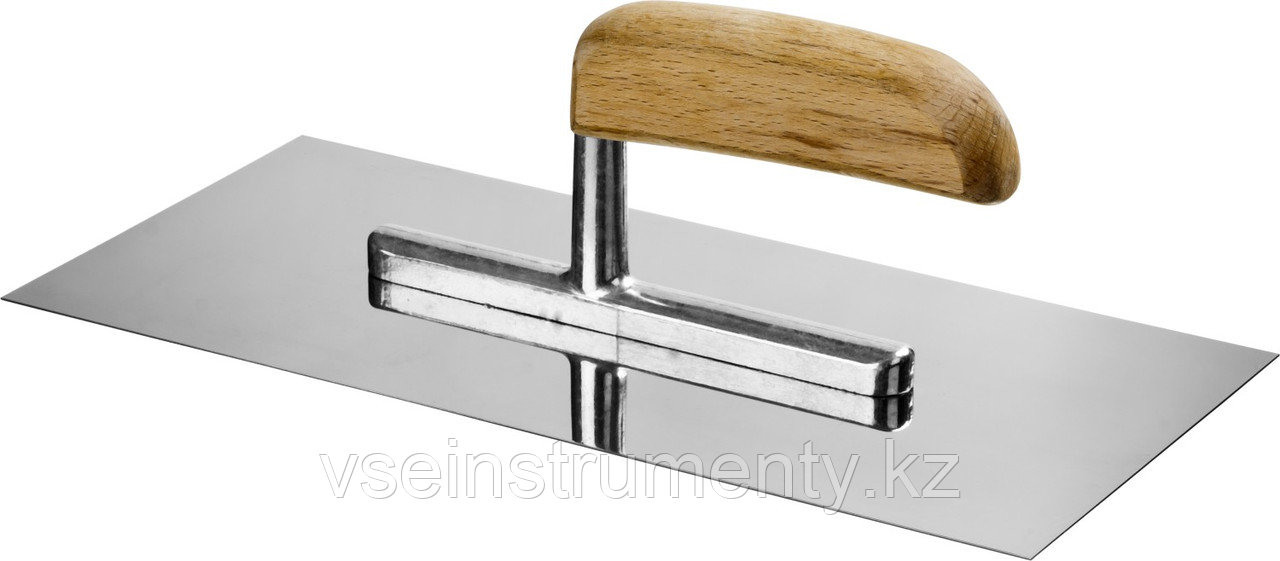 ЗУБР 130 х 280 мм, буковая ручка, штукатурная гладилка, Профессионал (0806), фото 1