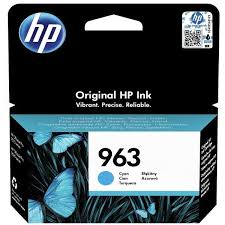 HP 963 Cyan Original Ink Cartridge для OfficeJet Pro 9010/9010e, 9020/9020e series
