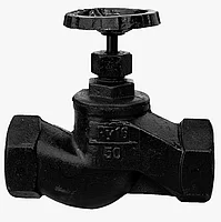 Вентиль чугунный - клапан запорный, Диам.: 1-400 мм, Маркировка: 15кч19п; 15кч18п; 15кч14п...