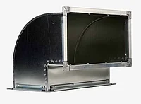 Отвод воздуховода прямоугольный, Толщ.: 0,5-1 мм, Дл.: 225-900 мм, Мат-л: оцинкованная сталь; сталь