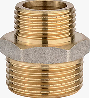 Переход латунный, Размер 1: 1"; 3/4"; 25..., Размер 2: 1/2"; 3/4"; 15..., Тип: резьбовой