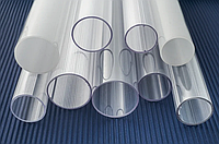 Труба поликарбонатная, Диам.: 10-250 мм, Толщ.: 1,2-5 мм, Дл.: 0,05-3 м, прозрачная; белая; опал