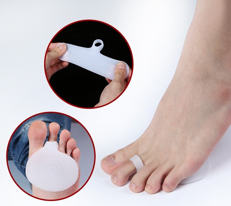 Силиконовые подушечки под переднюю часть стопы от натирания и мозолей и для облегчения при ходьбе - фото 1 - id-p118566471