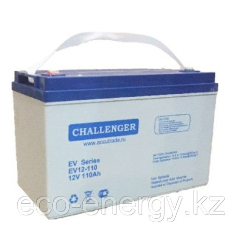 Тяговая аккумуляторная батарея тип AGM Challenger EV12-110 12V 96/110Ah