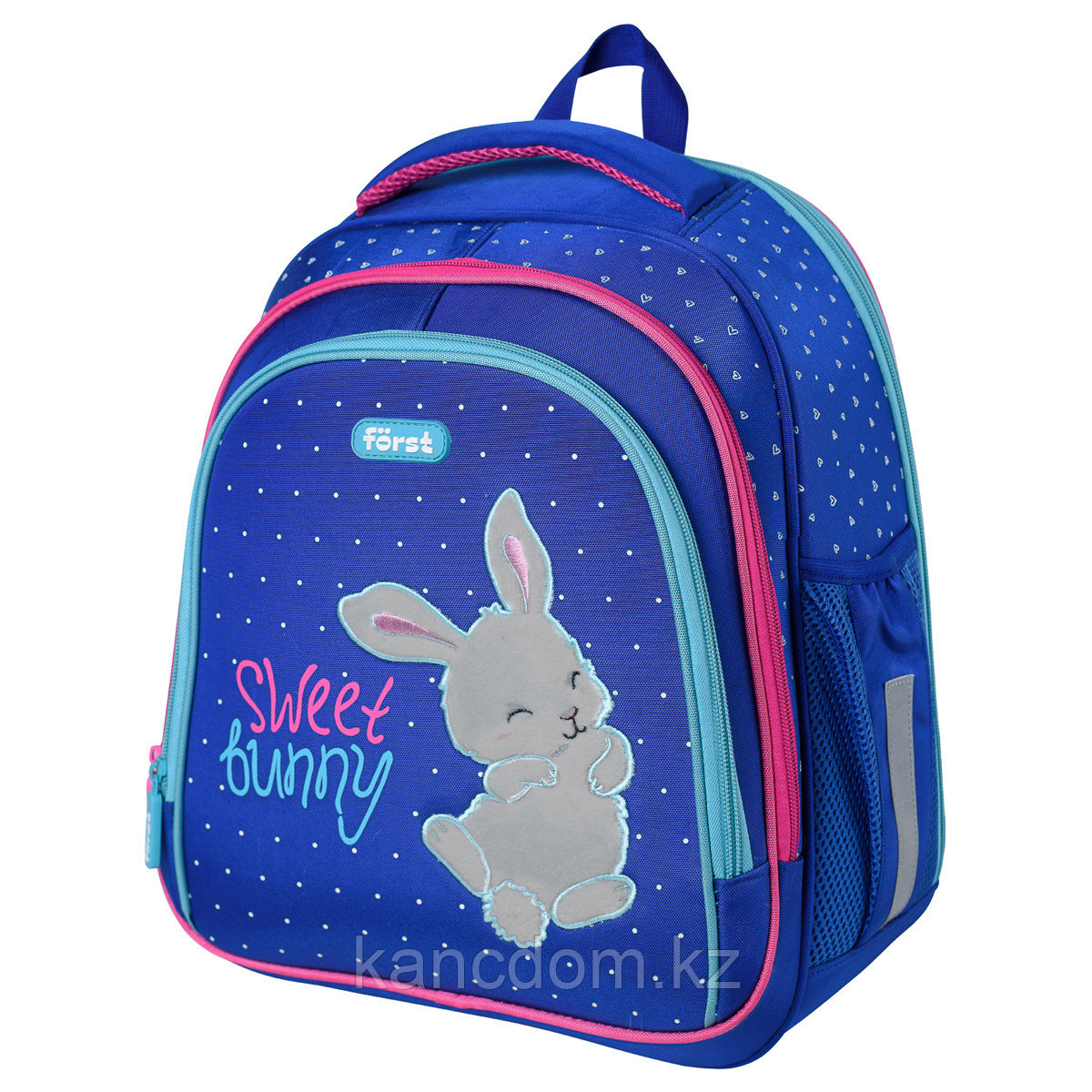 Ранец Först F-BASE "Sweet bunny" 36*29*17см, анатомическая спинка FT-RY-020103