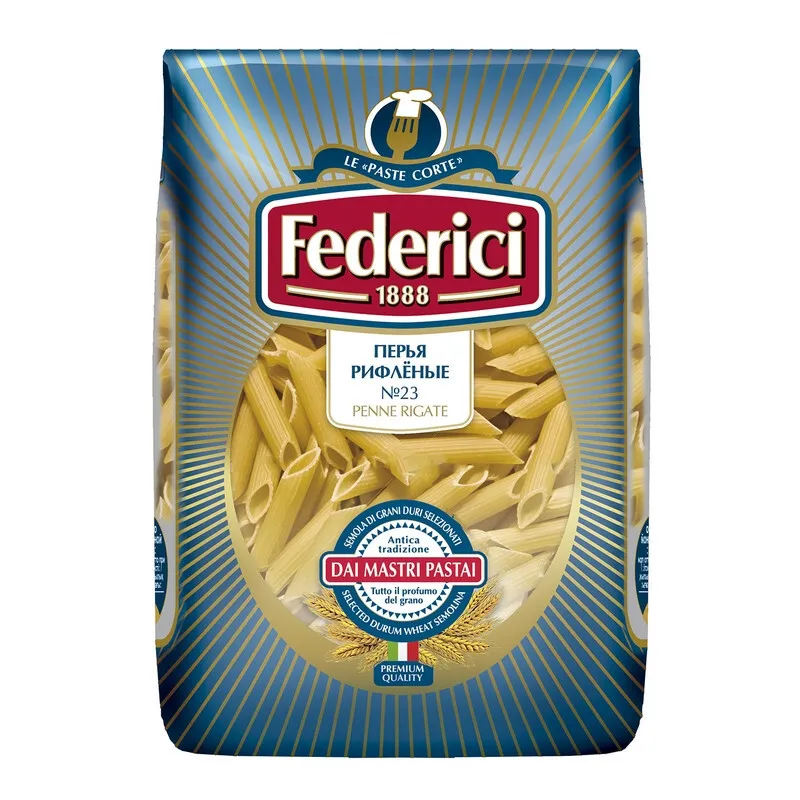Макароны Пенне рифленые, Federici, 500 г.