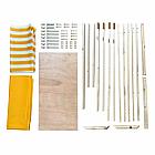 Промостол деревянныйй 120см в разобранном виде желтый, фото 3