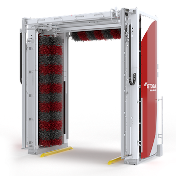 Портальная грузовая мойка