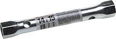 ЗУБР 14 х 15 мм, торцовый трубчатый ключ (27162-14-15)