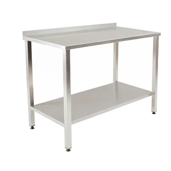 Стол с квадратными ножками. С бортом 1800*600*800 мм. Премиум, фото 1