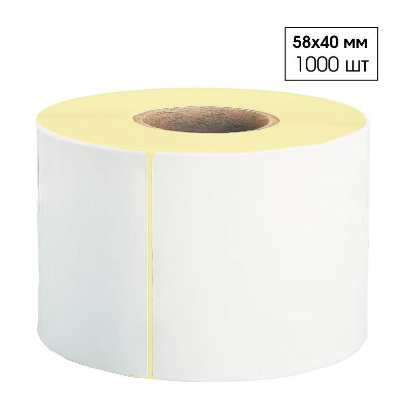 Этикетки полипропиленовые 58х40 мм (1000 шт/рулон)