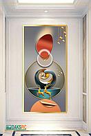 DAKSPIC Золотые олени картина на холсте 160х80