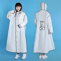 Дождевик с капюшоном размер XL белый