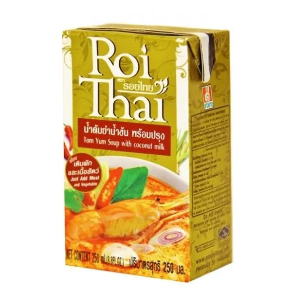 Суп Том Ям с кокосовым молоком ROI THAI, 250 мл