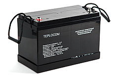 Бастион АКБ TEPLOCOM 100Ач Герметичный свинцово-кислотный необслуживаемый AGM АКБ 12В 100Ач