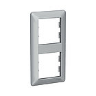 Рамка вертикальная SE EPH5815261 Asfora EM 2 постовая алюминий