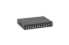 Бастион SKAT PoE-8E-2G v.2 коммутатор PoE Plus, мощность 120Вт, порты: 8-Ethernet, 2-Uplink