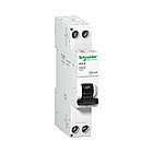 Дифференциальный автомат SE A9D49616, Acti9 1P+N 16А 1 модуль 18мм C 30 мА тип A 6 кА