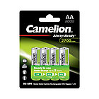 Аккумулятор CAMELION AlwaysReady Ni-MH Rechargeable NH-AA2700ARBP4 4 шт. в блистере