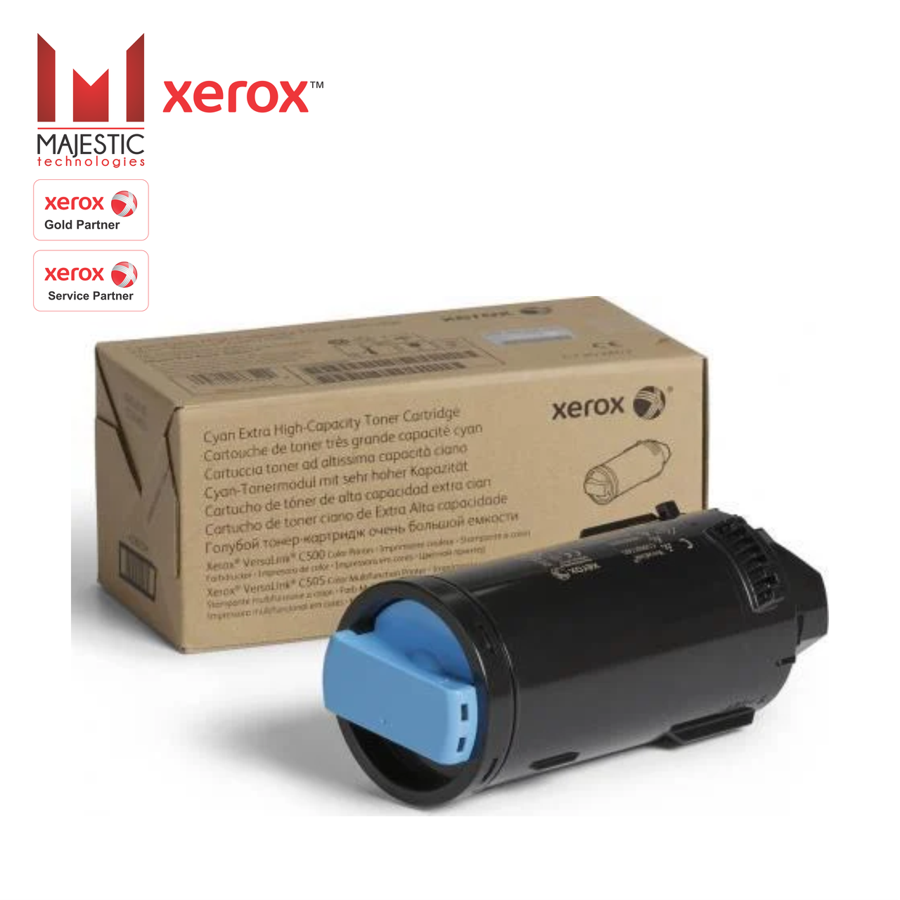 Картридж Xerox VersaLink C605X/C605XL (голубой / blue)