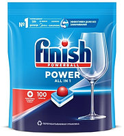 Таблетки Finish Power для мытья посуды в посудомоечной машине, 100 шт
