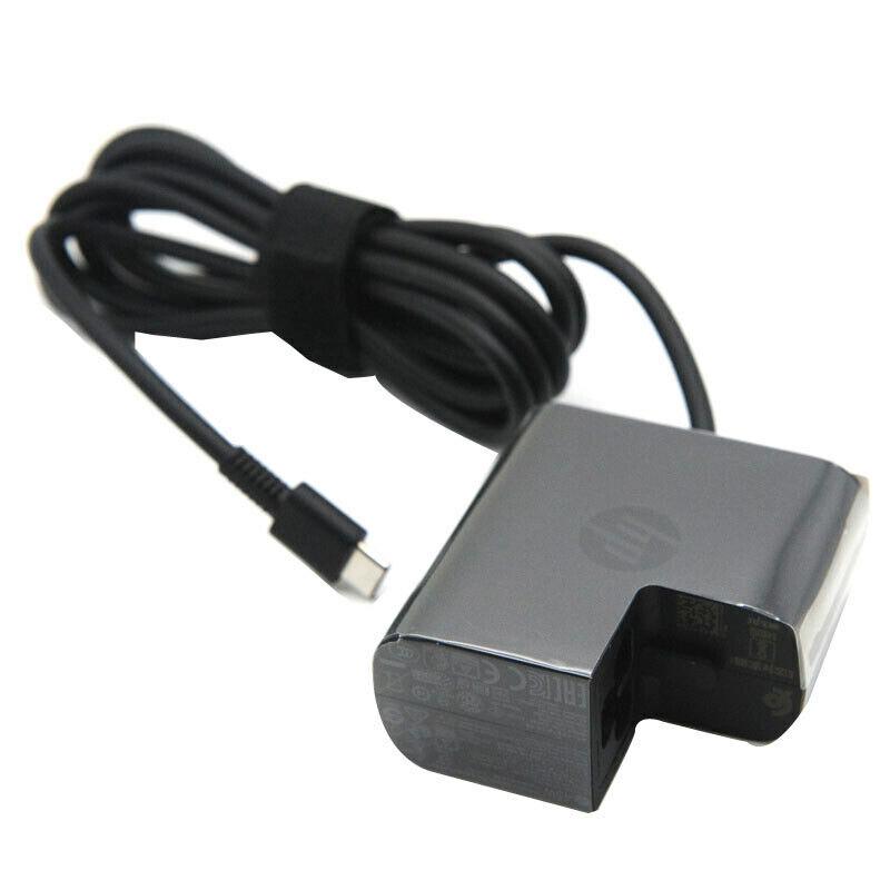 Блок питания TYPE C 45W для ноутбука HP 20V 2.25A TPN-DA07 918338-003 ORIGINAL