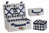 Корзина для пикника плетеная ZHIQUAN ZQ23-206 на 4 персоны