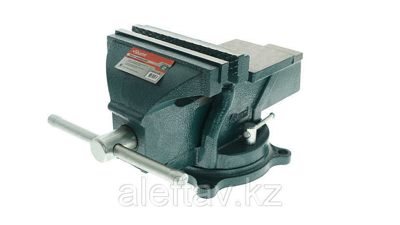 Тиски слесарные, поворотные,  усиленные, 150 мм,Sturm