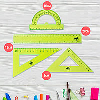 Набор линеек 4 в 1 арт.380331 зеленые