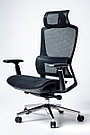 Офисное кресло с регулировкой подлокотников 022A black, фото 2