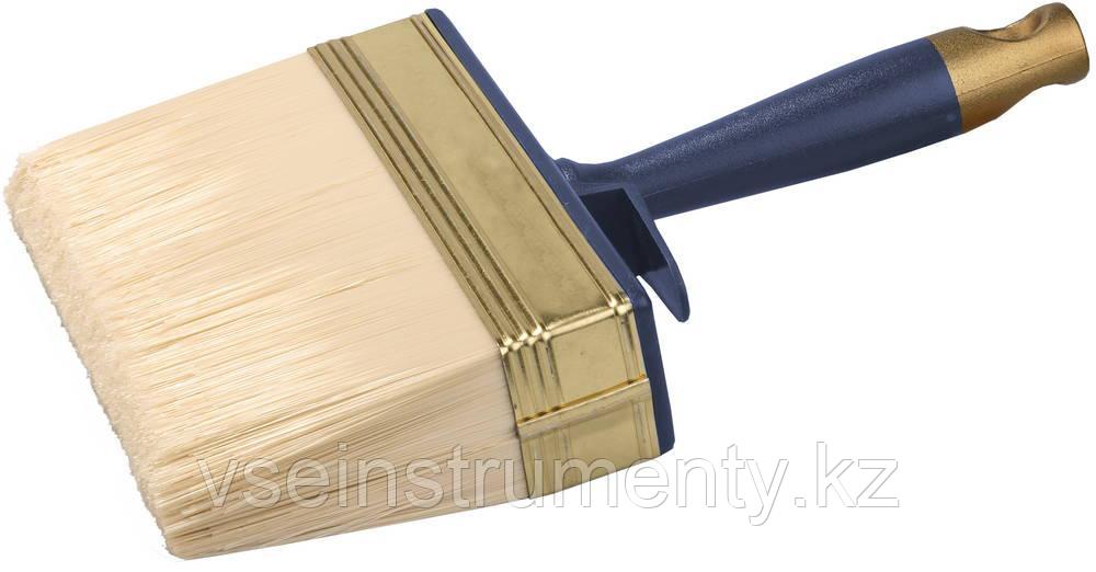 ЗУБР АКВА, 4 х 14 см, искусственная щетина, пластмассовый корпус, для воднодисперсионных и акриловых ЛКМ,, фото 1