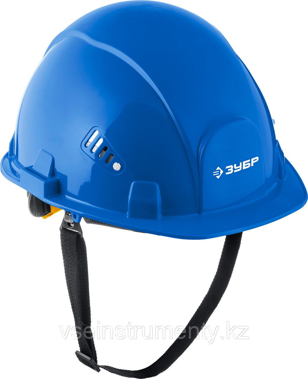 ЗУБР ФОРТ, синяя, храповый механизм регулировки, универсальное крепление для наушников и щитков, защитная, фото 1