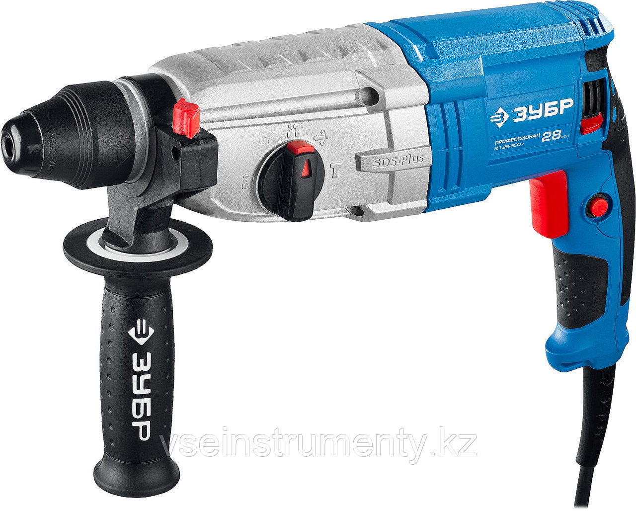 ЗУБР 28 мм, 800 Вт, перфоратор SDS Plus, Профессионал (ЗП-28-800 К), фото 1