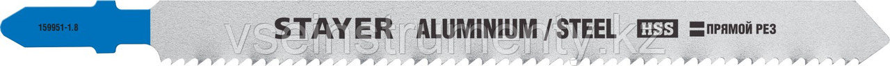 STAYER T318B, 2 шт, T-хвост., 110 мм / 1.8 мм, HSS сталь, по металлу 2-6 мм, по алюмин. профилям до 65 мм,, фото 1