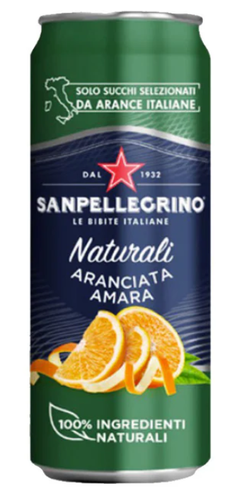 Газированный напиток San Pellegrino Aranciata Amara 330мл (24 шт в упаковке) ИТАЛИЯ