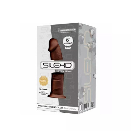 Фаллоимитатор SILEXD Model 2, коричневый, 6"  220789