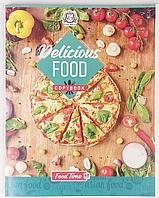 Тетрадь общая 48 листов в клетку пицца