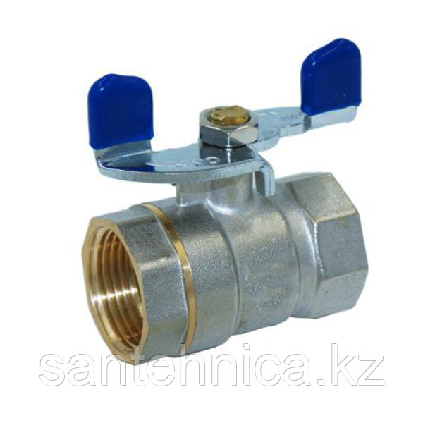 Кран шаровой эконом Ду15 (1/2") ВР-ВР бабочка дачн. TIM (10/120)