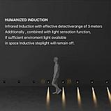 Светильник для лестницы без датчика движения, белый/серый корпус, 3000к, фото 5