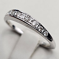 Золотое кольцо 17р с бриллиантами 0.23Ct 2/2 А